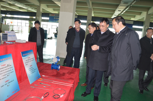 滁州市委常委、市紀(jì)委書記李玉平等一行來藍(lán)德集團(tuán)考察調(diào)研